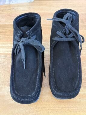 Project Cloud Black Suede Wally Boots size 7